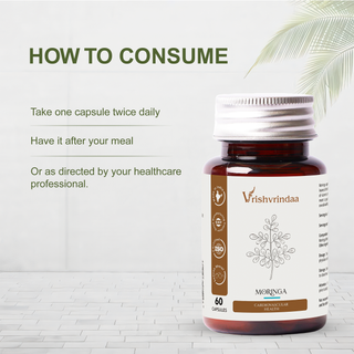 Moringa Capsules – Boost Immunity & Energy Vrishvrindaa