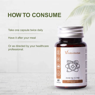 Ayurvedic Immune Guard capsules supporting immune balance and antioxidant protection