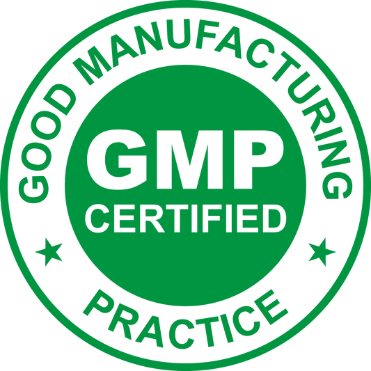 GMP Certified Good Manufacturing Practice Logo