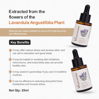 Lavender essential oil for skin healing, soothing irritation, and reducing redness