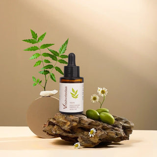 Neem oil for acne treatment with antibacterial and anti-inflammatory benefits
