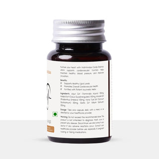 Omega 3 heart capsules rich in EPA and DHA to support cardiovascular health and lower triglycerides