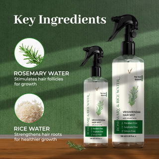 Hair Mist with Infused Herbs – Reduces Hair Fall & Promotes Shiny, Long Hair Vrishvrindaa