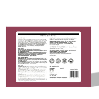 Vrishvrindaa Facial Kit – Brightening, De-Tan & Even Tone, 5-Piece Skincare Kit