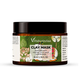 Vrishvrindaa Clay Mask Detoxify Your Skin Deep Cleansing with Glowing Skin