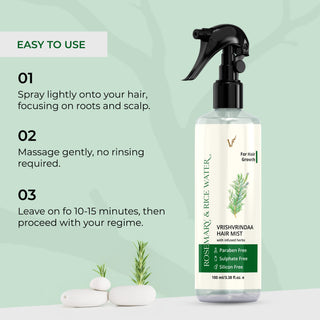 Hair Mist with Infused Herbs – Reduces Hair Fall & Promotes Shiny, Long Hair Vrishvrindaa