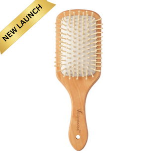 Vrishvrindaa Bamboo Hair Brush | Eco-Friendly Bamboo Hair Brush | Reduces Frizz, Promotes Hair Growth –All Hair Types