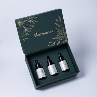 Essential Oils Gift Set - For Clear Skin & Hair Care