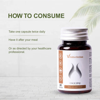 Adaptogen capsules for stress relief featuring ashwagandha, rhodiola, and GABA