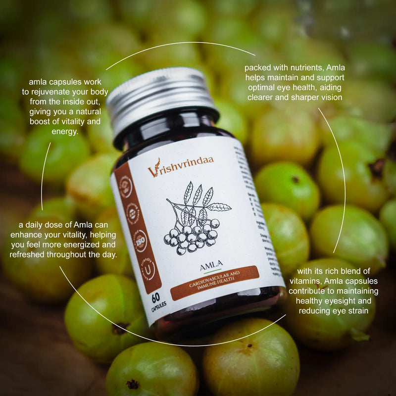 Amla supplement benefits include immune support, skin glow, digestion aid, and antioxidant protection