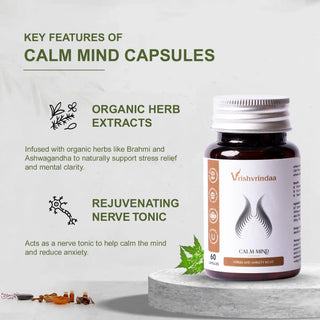 Anxiety relief supplement capsules promoting relaxation and mood support