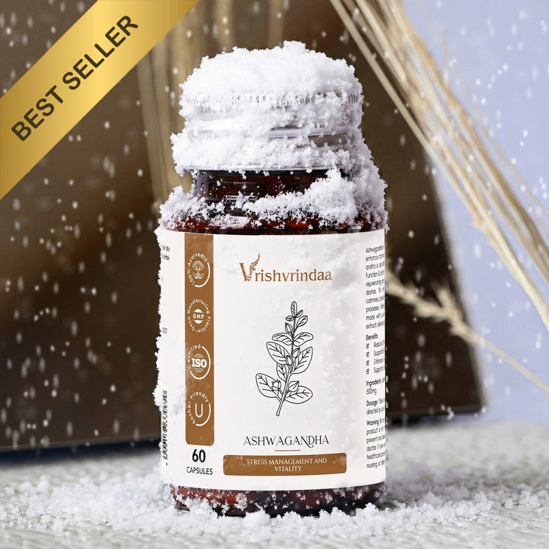 Ashwagandha capsules for natural stress relief and improved energy