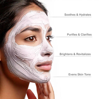 Ayurvedic clay mask to calm inflammation and reduce redness