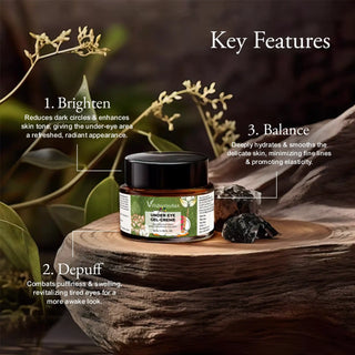 Best under eye cream with hyaluronic acid and peptides to reduce dark circles and fine lines
