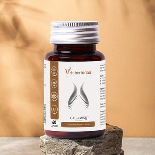 Calm Mind capsules for natural stress relief and mental calmness