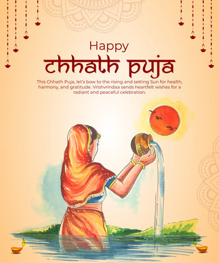 Vrishvrindaa wishes a joyful and prosperous Chhath Puja filled with health and happiness