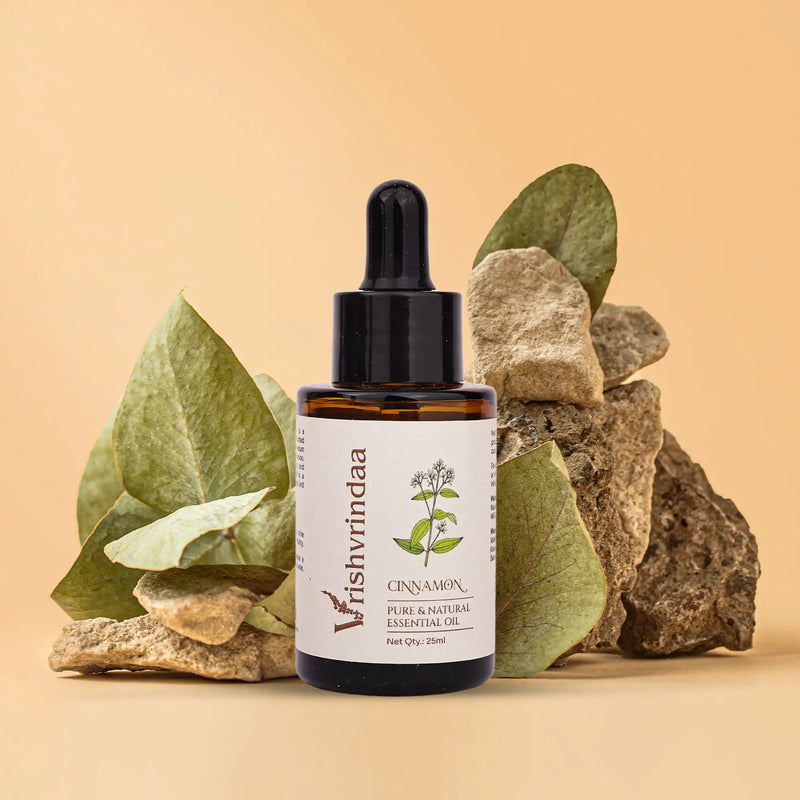 Cinnamon essential oil for aromatherapy, mood lift, and natural wellness