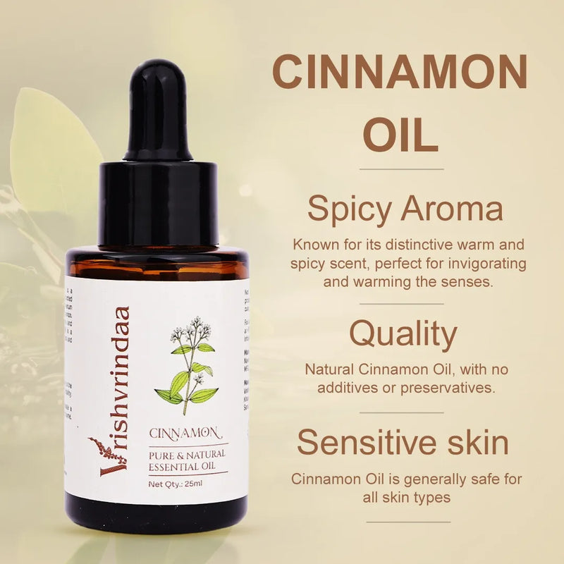 Cinnamon oil for skin to boost circulation, clear acne, and soften complexion