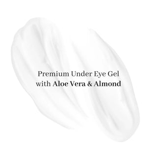Cooling eye gel cream with cucumber and aloe to instantly depuff and cool the under eyes