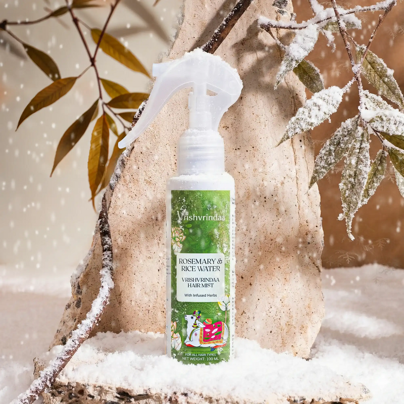 Vrishvrindaa Ayurvedic Hair Mist with Infused Herbs – Reduces Hair Fall & Promotes Shiny, Long Hairs

