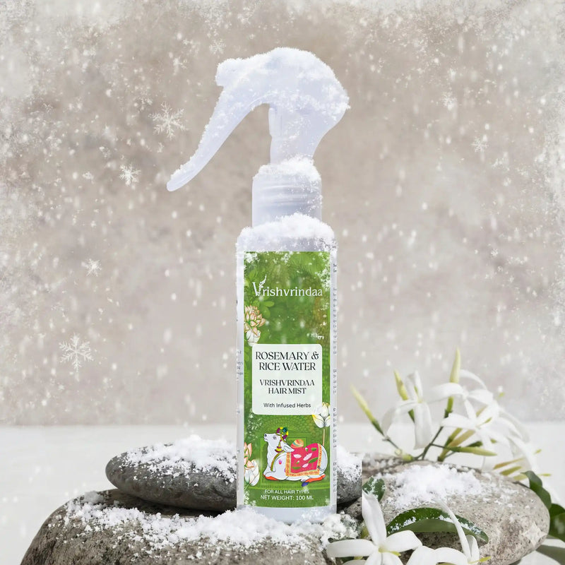 Vrishvrindaa Ayurvedic Hair Mist with Infused Herbs – Reduces Hair Fall & Promotes Shiny, Long Hairs
