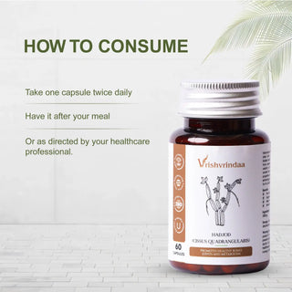 Natural bone health supplement made with Ayurvedic herbs for joint flexibility