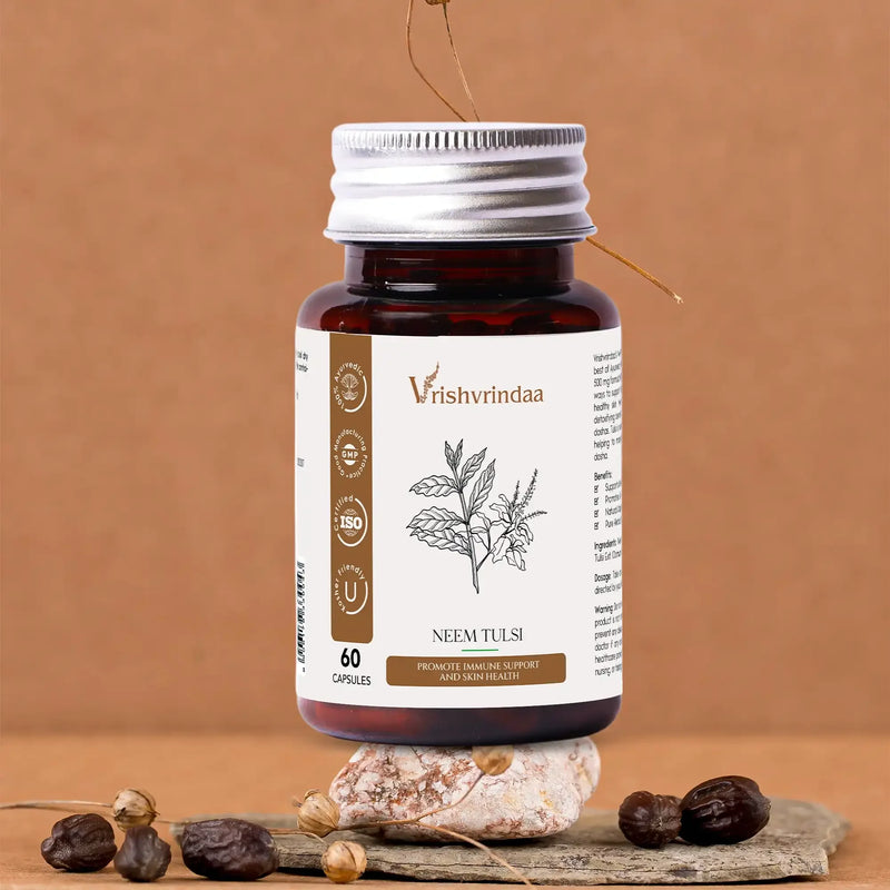Neem Tulsi capsules for natural detox and immune support