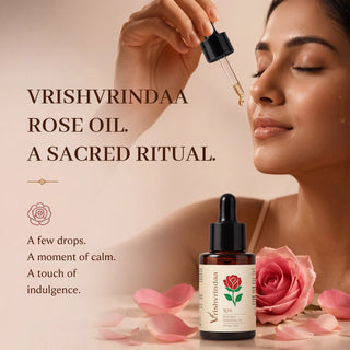 Rose Oil - Natural Glow & Promotes Hair Growth