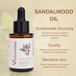 Sandalwood essential oil benefits include antioxidant, anti‑inflammatory, and wound‑healing properties