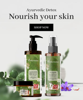 Vrishvrindaa Ayurvedic skincare for skin nourishment and detox.