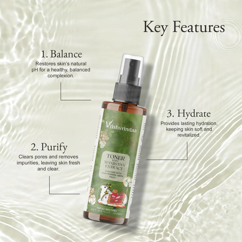 Face toner that gives glowing clear skin and evens skin tone naturally