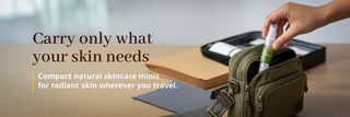 Vrishvrindaa compact ayurvedic skincare mini size products  for traveling