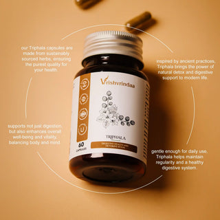 Triphala supplement benefits include improved digestion, immunity, and antioxidant support
