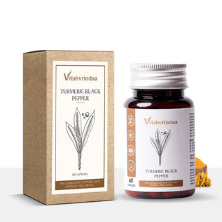Turmeric absorption capsules that use piperine to increase curcumin uptake and potency
