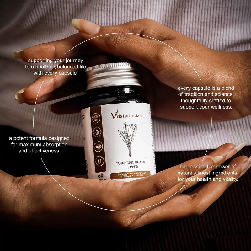 Turmeric piperine capsules that boost curcumin bioavailability by up to 2000% for better effectiveness
