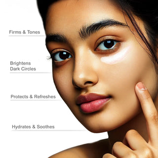 Under eye hydration gel infused with hyaluronic acid and niacinamide to plump and smooth 