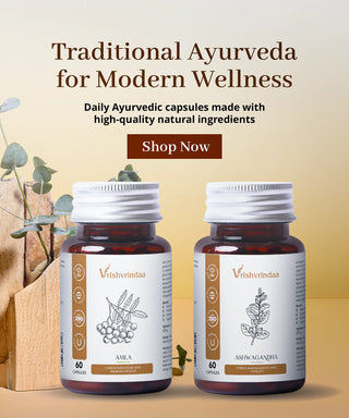 Vrishvrindaa Traditional Ayurvedic Capsules Amla and Ashwagandha for wellness