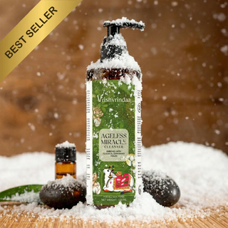Vrishvrindaa Ageless Miracle Cleanser – Ayurvedic face wash for deep cleansing, glowing, and youthful skin