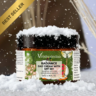 Radiance Day Cream SPF 50+ – Brightens Skin & Sun Protection - Vrishvrindaa